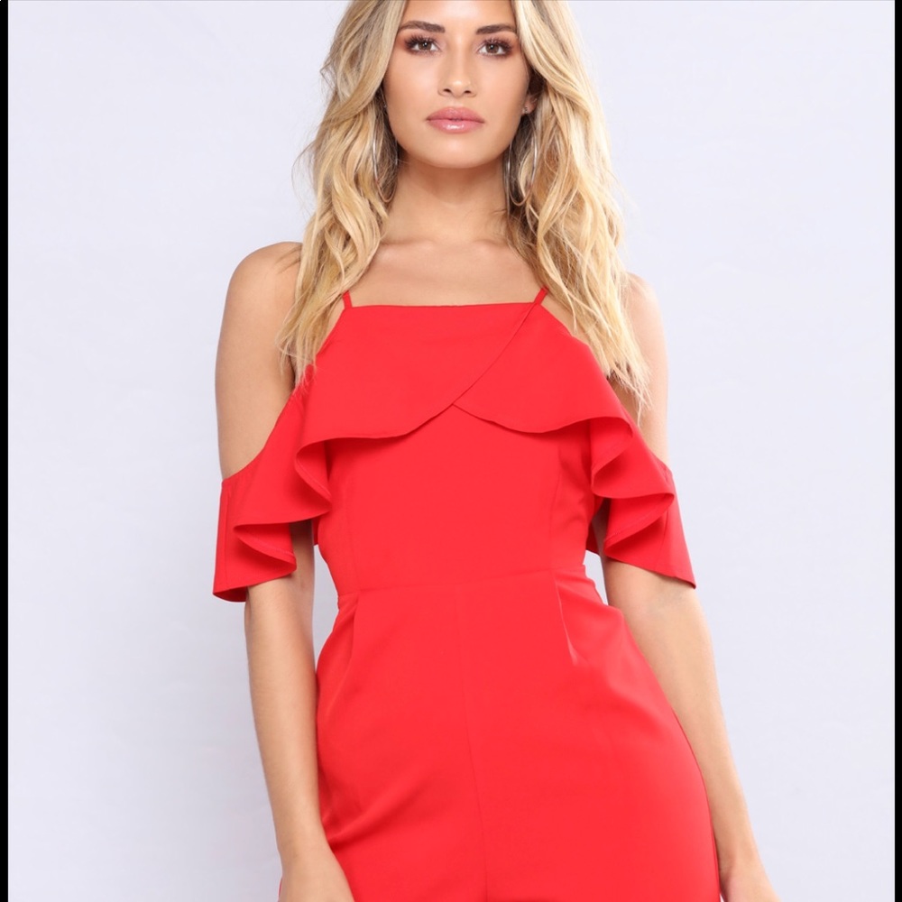 Jumpsuit - Red